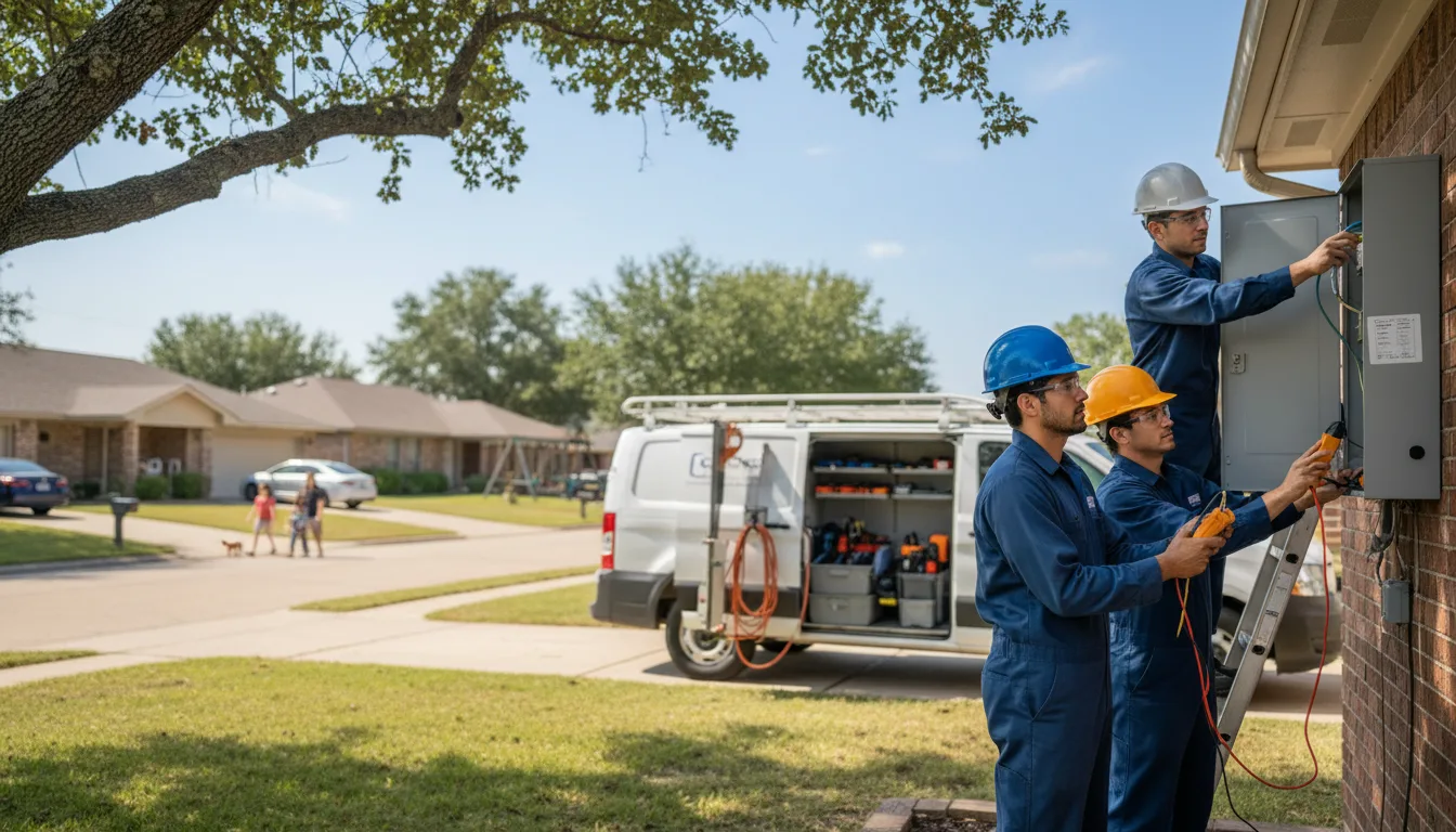 Certified electrician providing emergency electrical services in Sweeden, KY